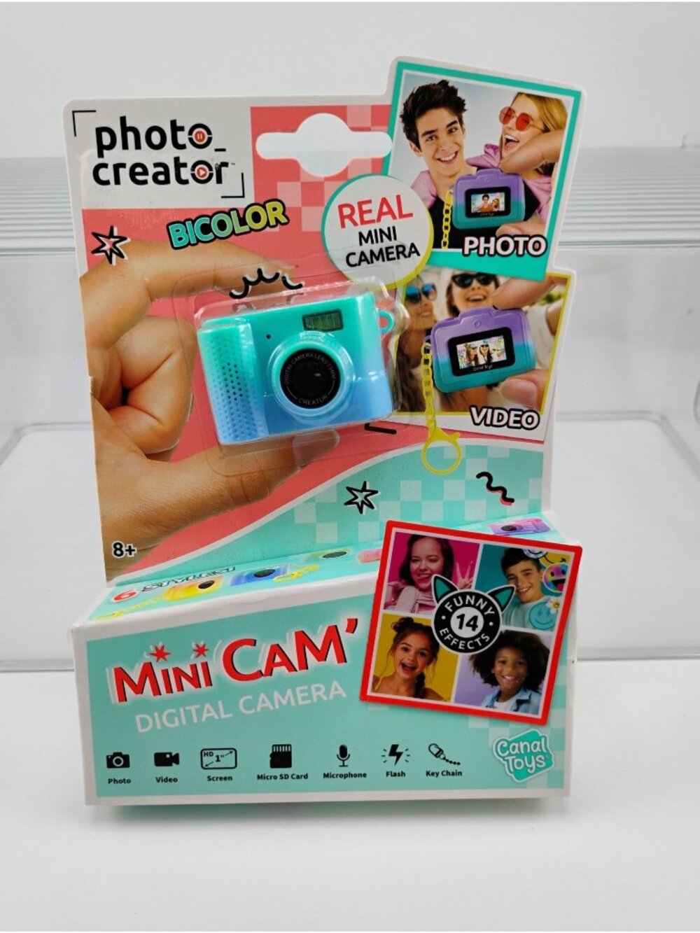 Mini Cam Digital Camera Bicolor Photo & Video Kids Toy Ages 8+